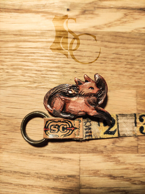 COPPER FOX BROOCH PIN