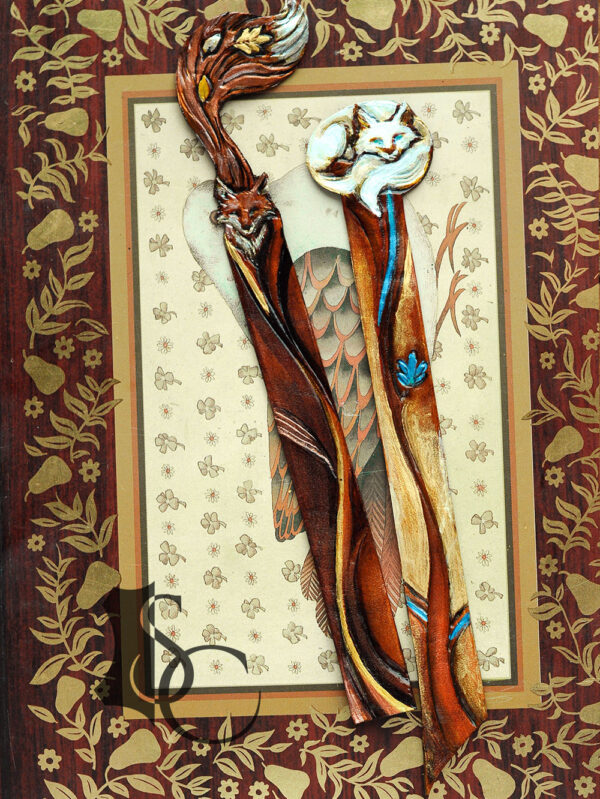 WHITE CAT BOOKMARK - Image 2